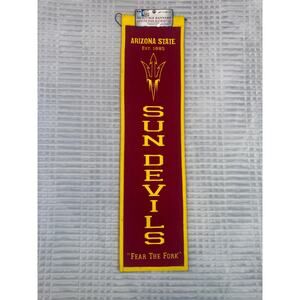 Arizona State Sun Devils NCAA Winning Streak Embroidered Heritage Banner Pennant